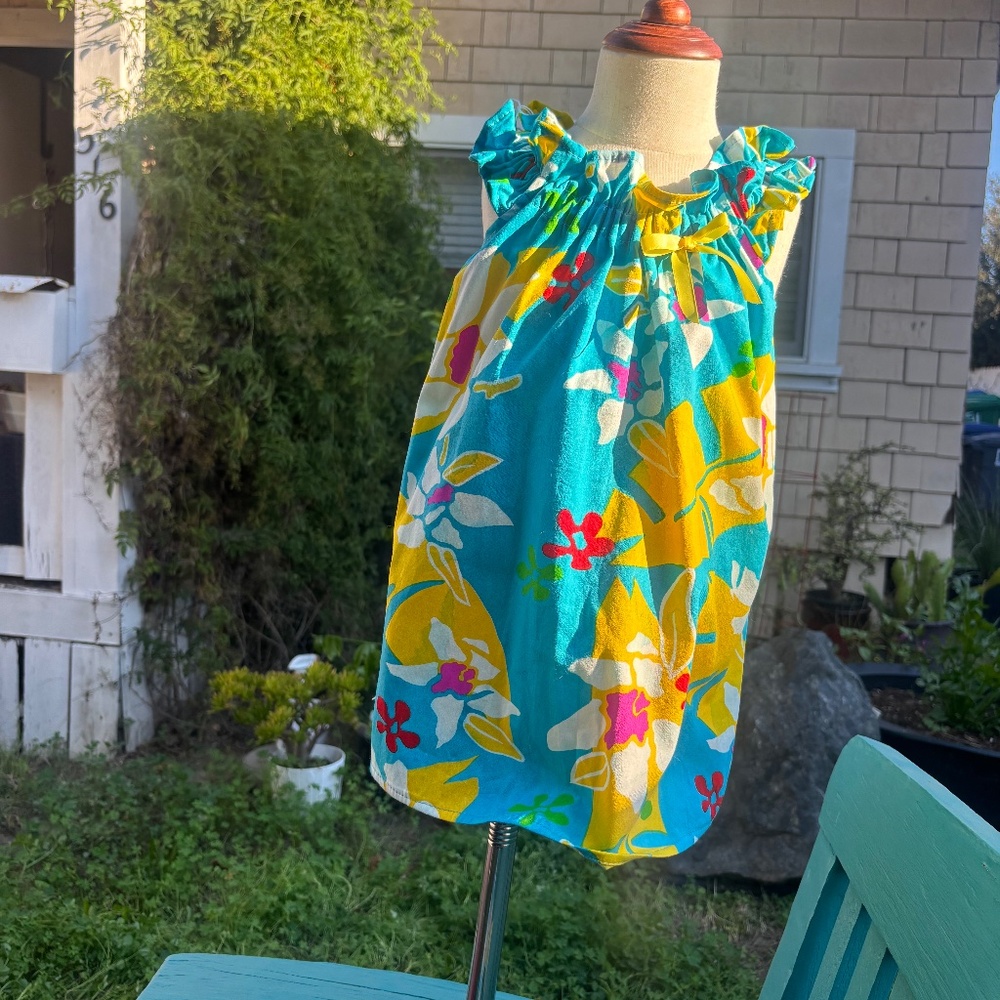 1/1 upcycled handmade childrens top and bottom set